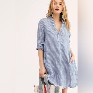 EUC CP Shades 100% Linen Jasmine Tunic Dress